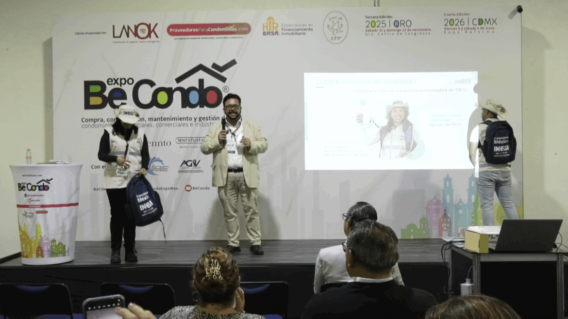 Encuesta Intercensal 2025 en BeCondo Expo