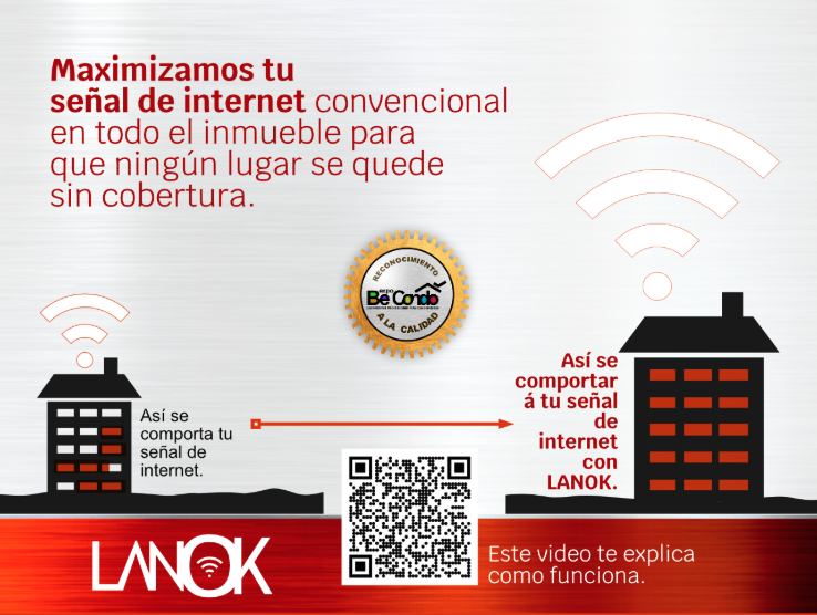 Internet en Inmuebles con Lanok Latinoamerica.