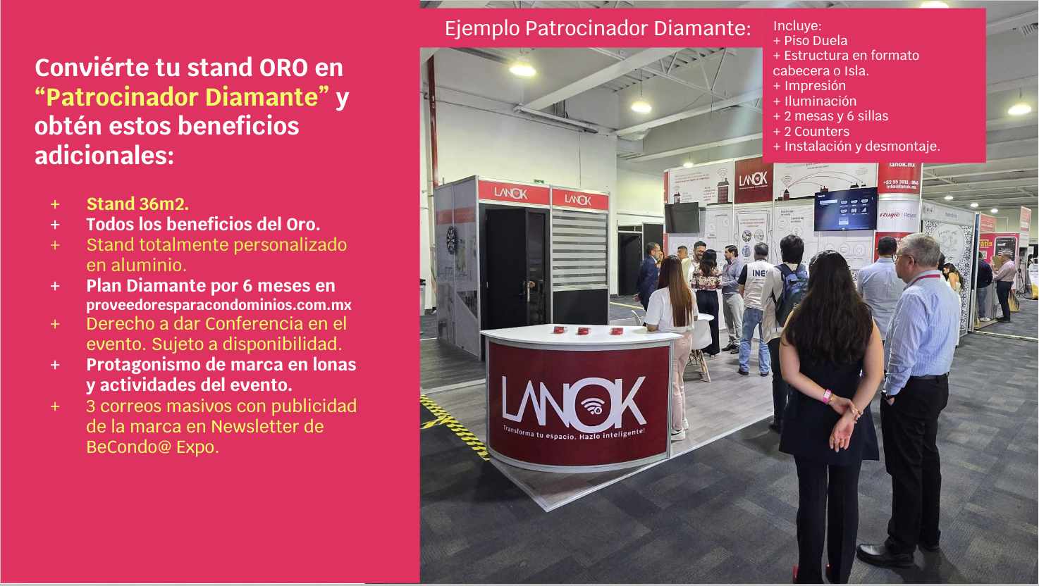 PATROCINADOR DIAMANTE EN BECONDO® EXPO