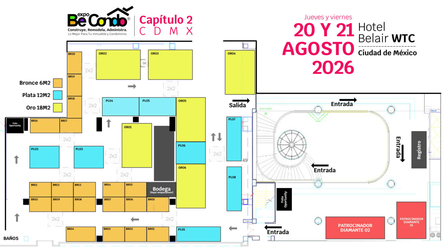 Plano Be Condo Expo CDMX 2026