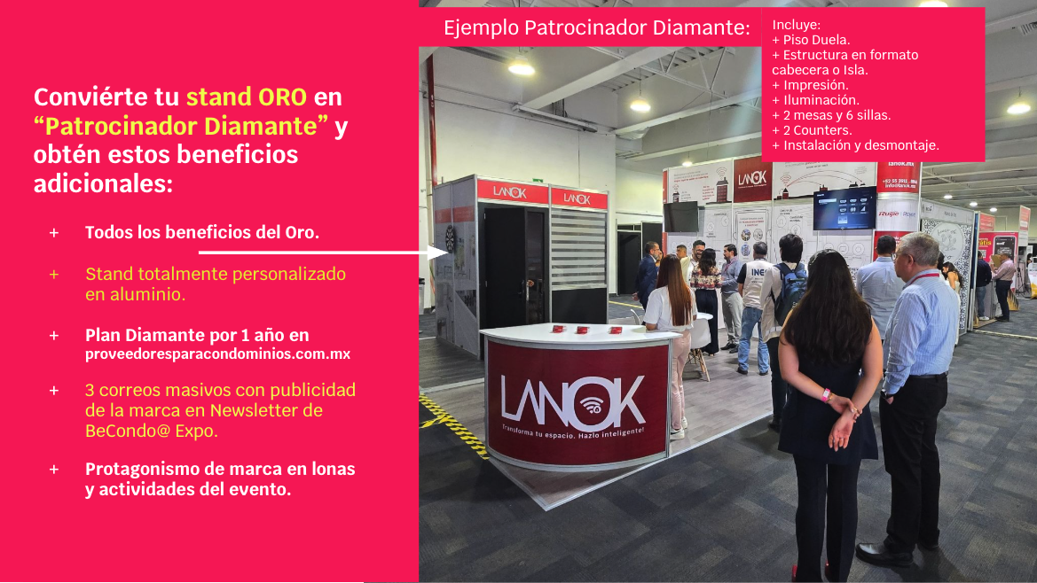 PATROCINADOR DIAMANTE EN BECONDO® EXPO