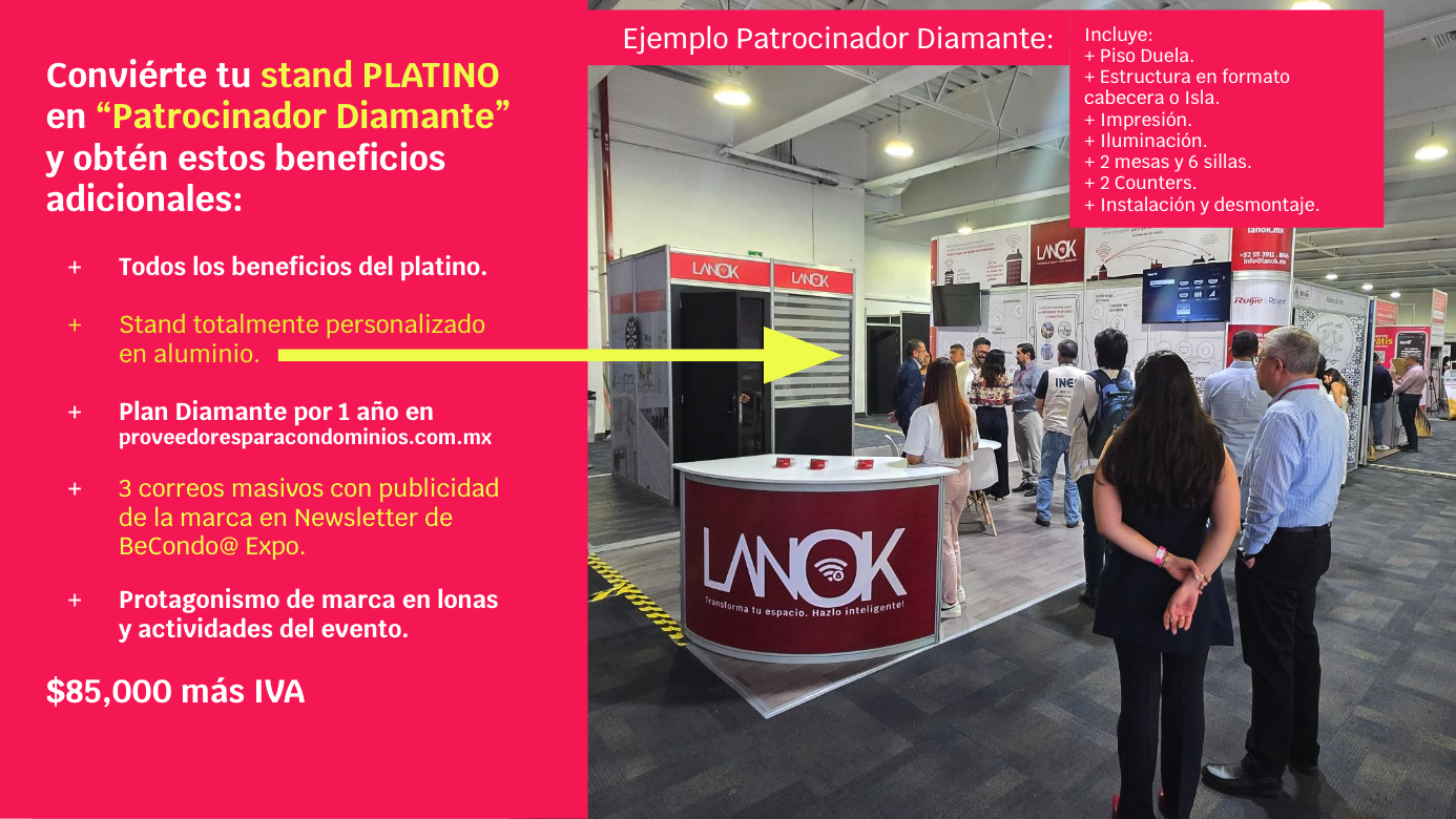 PATROCINADOR DIAMANTE EN BECONDO® EXPO