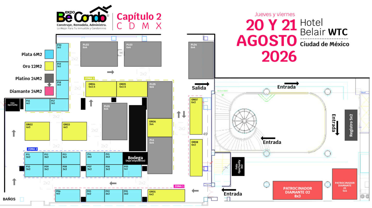 Plano Be Condo Expo CDMX 2026